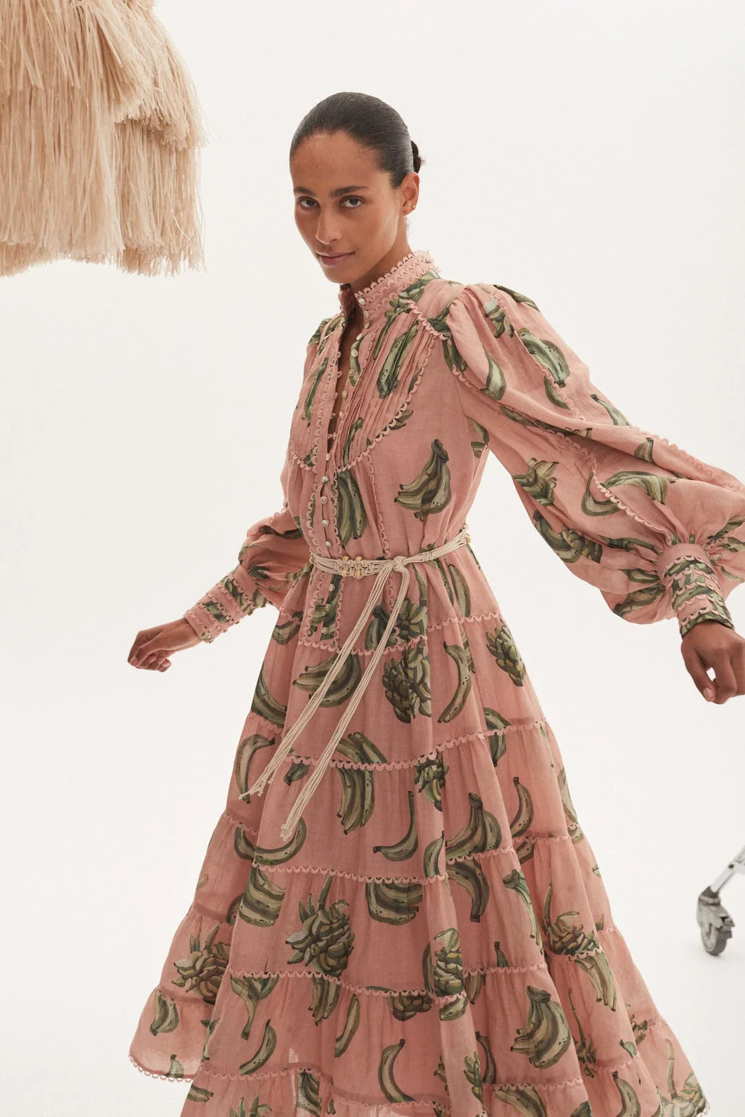 BananaRama Floral Print Midi Dress for Women - Elegant Summer Casual Dress for Parties, Dates & Office Wear
