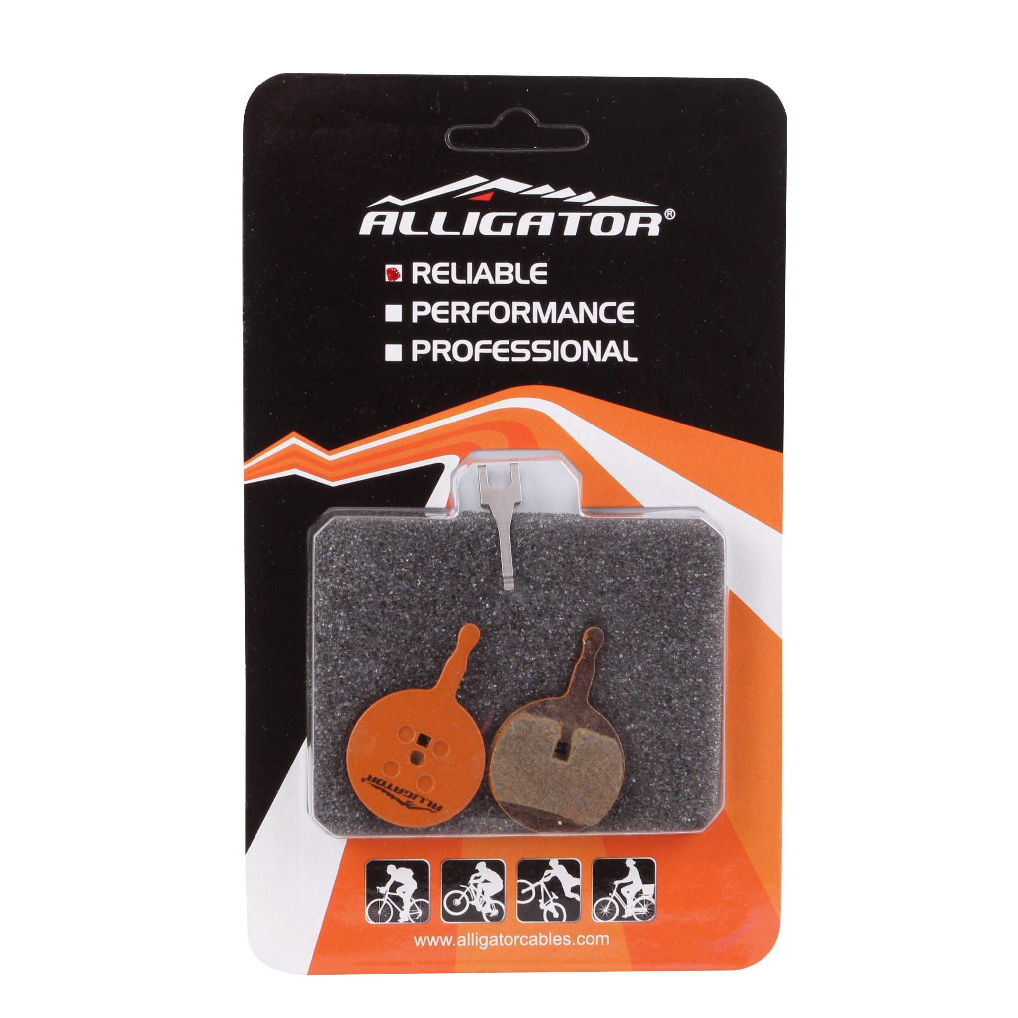 Avid BB5 Organic Alligator Disc Brake Pads - High-Performance Bicycle Brake Pads for Mountain Bikes & Road Bikes - Perfect for Off-Road Trails, Commuting, and Daily Cycling