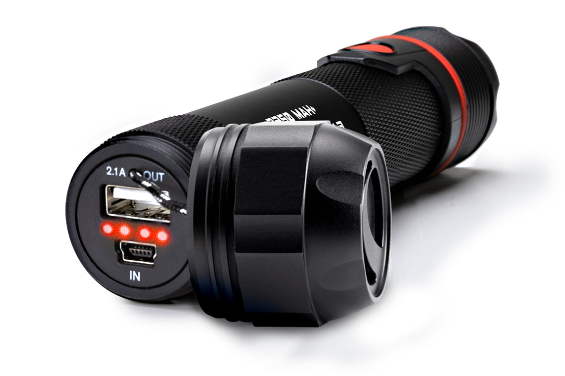 Celestron Elements ThermoTorch 3 Astro Red LED Flashlight - High-Powered Camping Light for Hiking, Astronomy & Outdoor Adventures