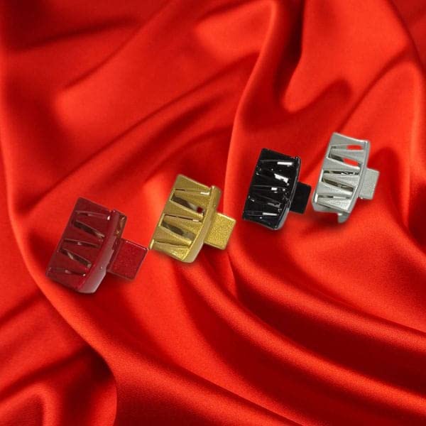 Strong Hold Matte Hair Claw Clips for Women & Girls - 4 Pack Large Hair Clips for Thick Hair - Perfect for Updos, Ponytails & Everyday Hairstyles