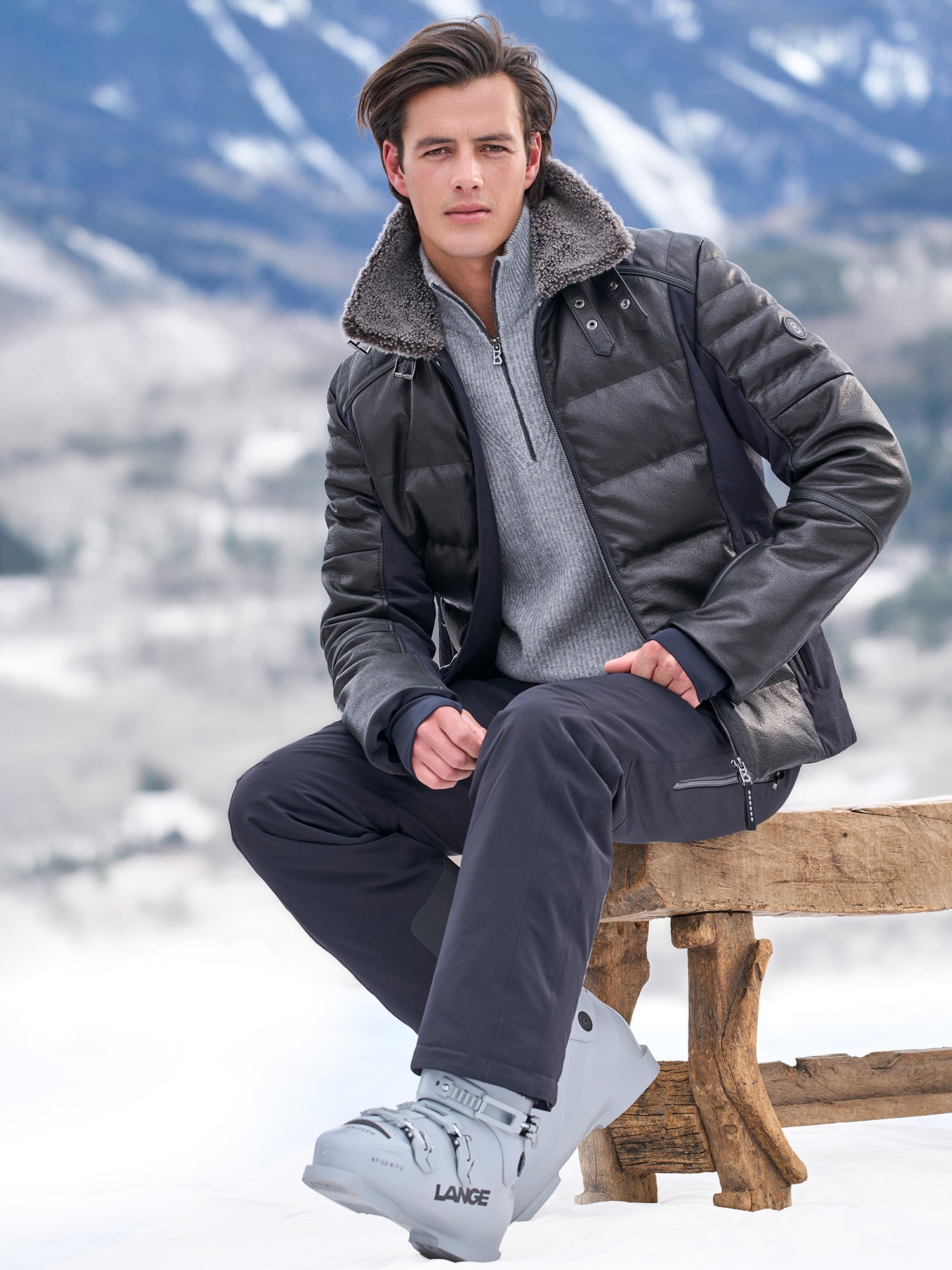 Luxury Rook Cashmere Ski Sweater for Men & Women - Soft Warm Winter Pullover - Perfect for Skiing, Snowboarding & Cold Weather Fashion