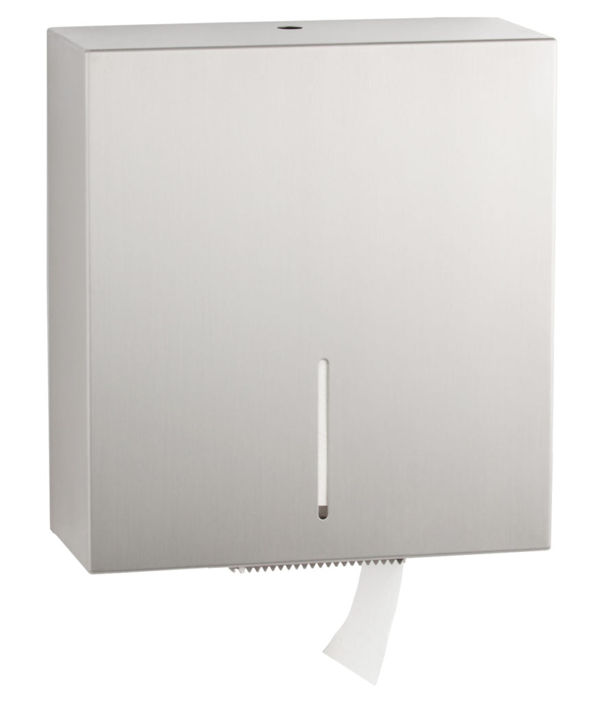 Bobrick B 9890 Fino Collection Surface Mounted Single Jumbo Toilet Paper Holder - Premium Bathroom Accessory for Commercial & Residential Use