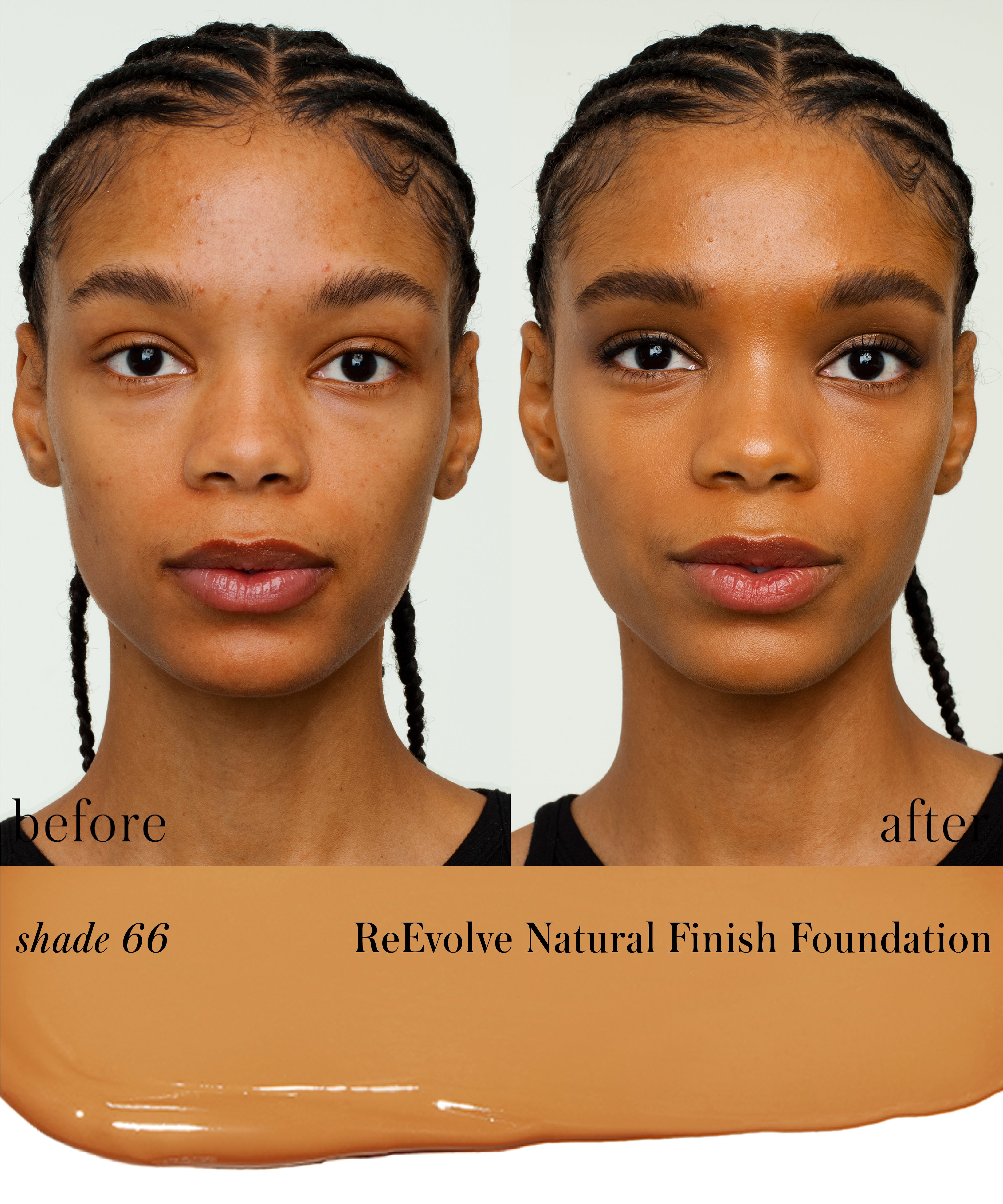ReEvolve Natural Finish Liquid Foundation - Lightweight, Buildable Coverage for Flawless Skin | Perfect for Everyday Wear & Special Occasions
