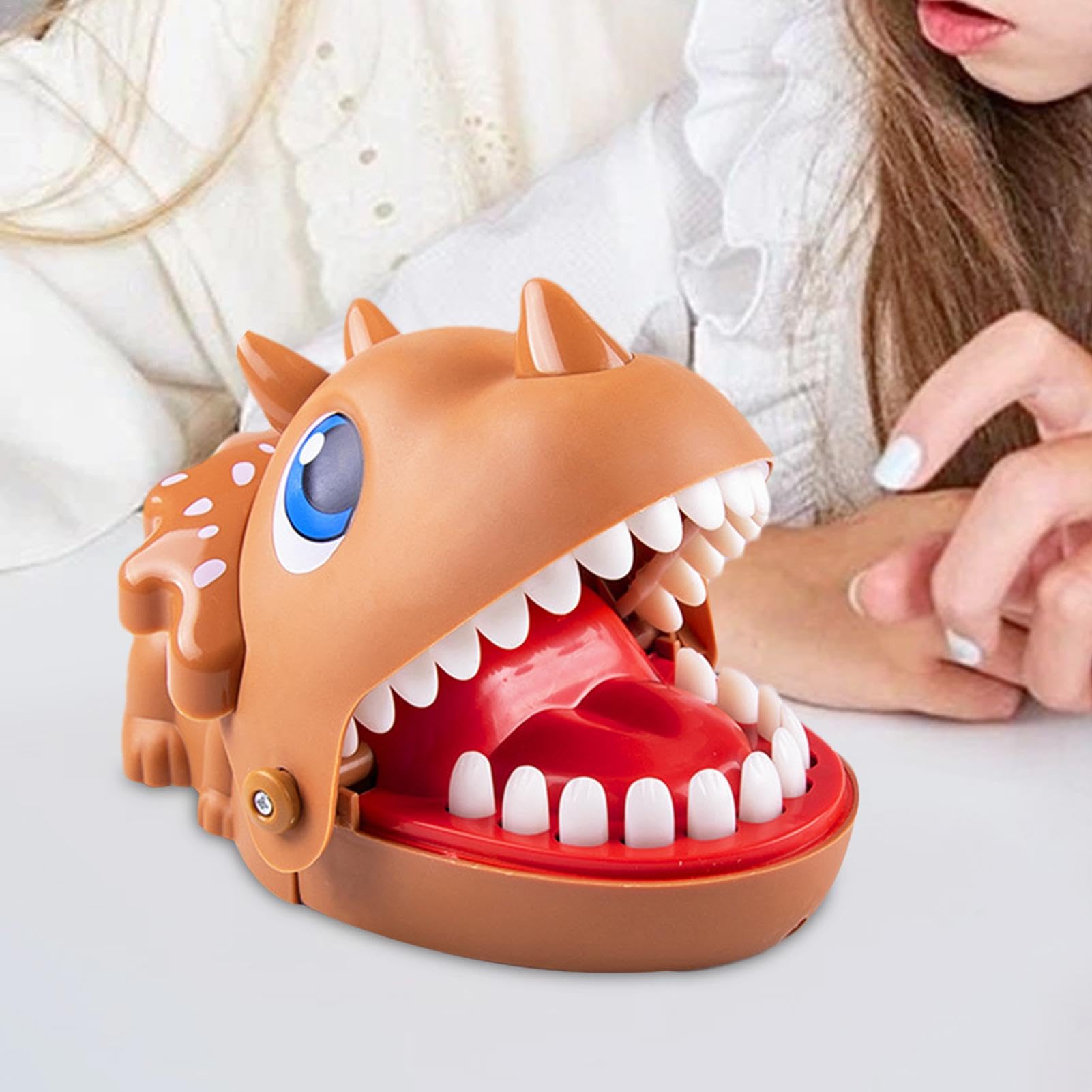 Dinosaur Dentist Game - Interactive Biting Finger Toys for Kids Ages 4+, Fun Dragon & Dinosaur Mouth Toy for Pretend Play, Educational Dentist Games for Preschoolers - Perfect for Birthday Gifts & Classroom Activities