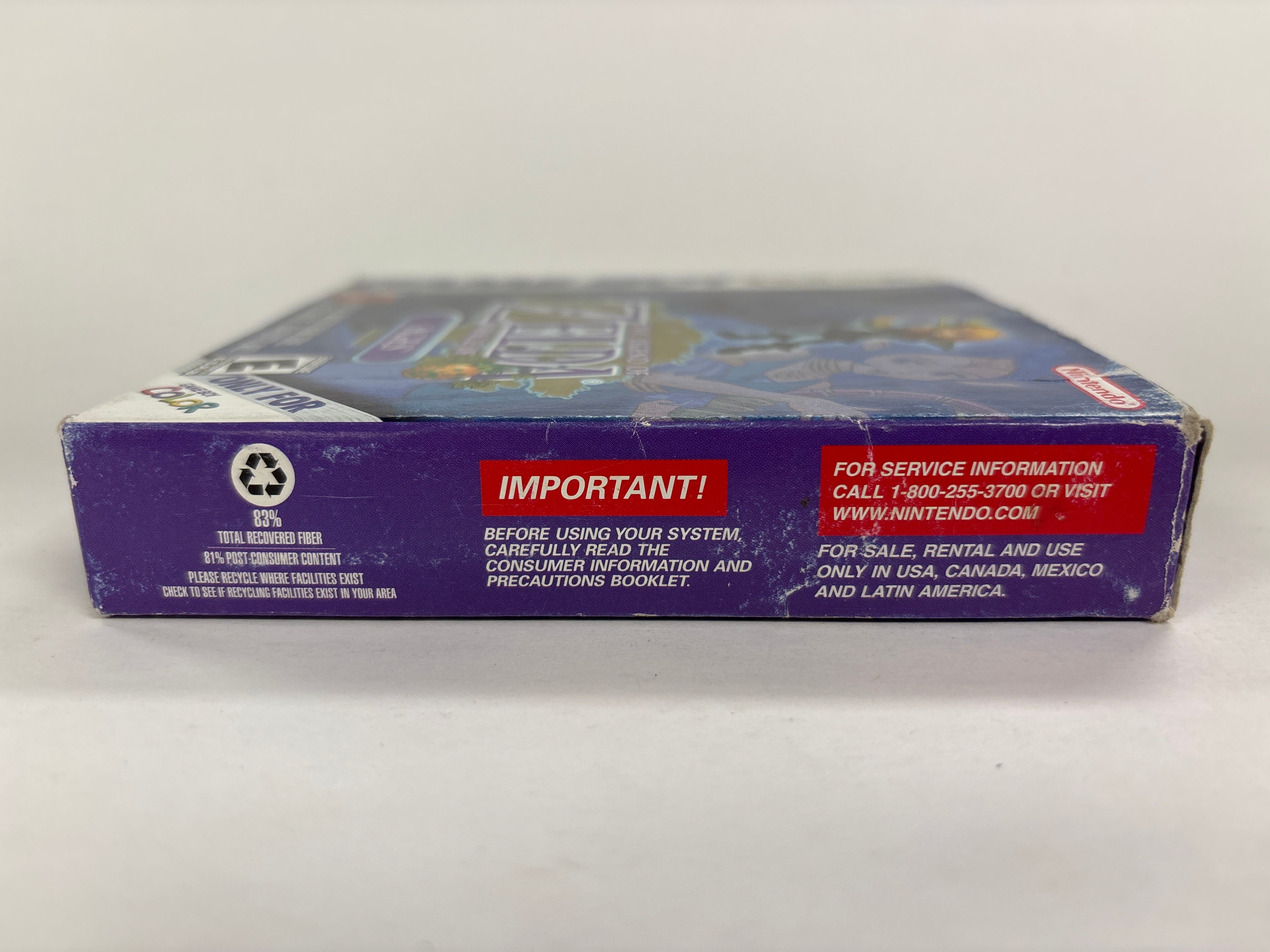 The Legend of Zelda: Oracle of Ages - Complete Game Boy Color Box & Manuals Set (No Game Included) | Perfect for Collectors & Retro Gaming Display