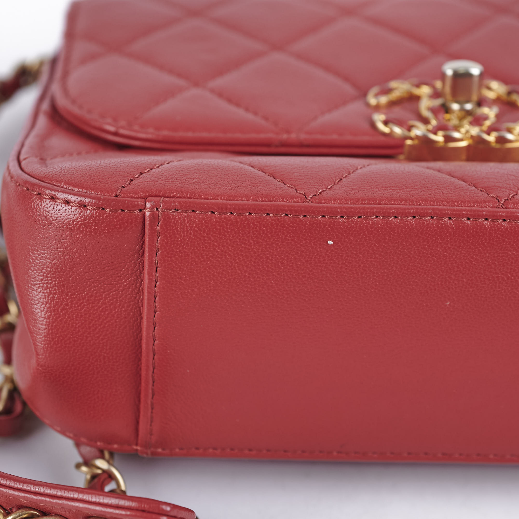 Chanel Seasonal Red Top Handle Bag - Luxury Designer Handbag for Women | Perfect for Parties, Weddings & Special Occasions