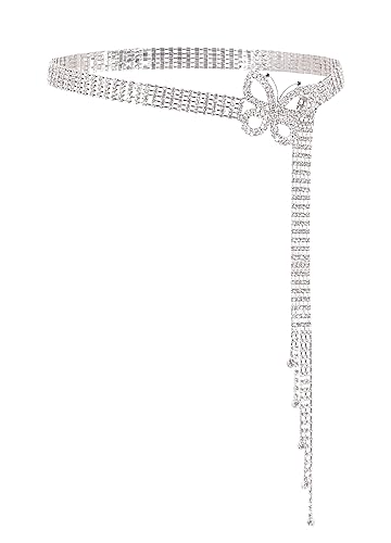 Butterfly crystal silver