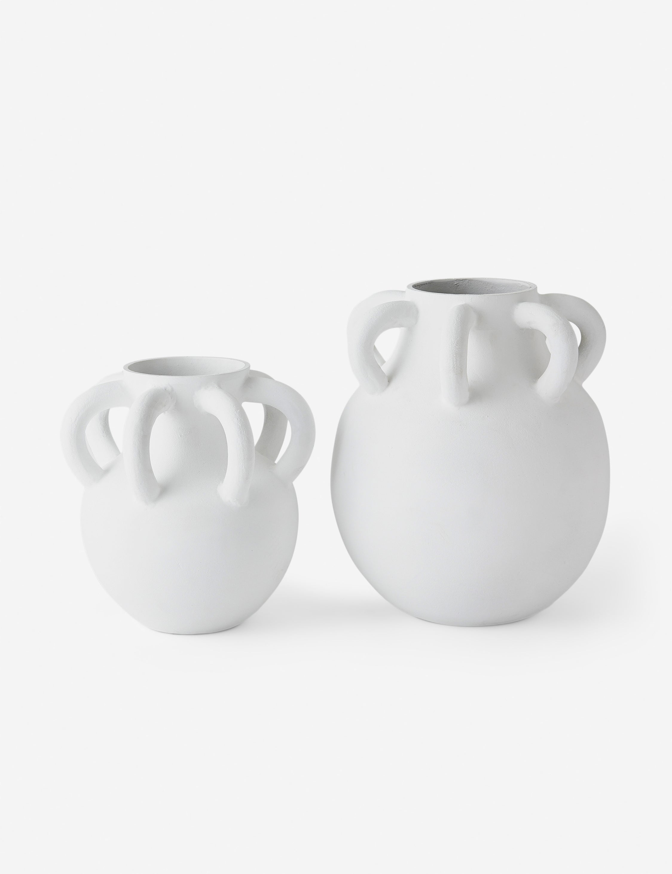 Lemieux et Cie Handcrafted Ceramic Amphora Vase - Elegant Greek Inspired Home Decor for Living Room, Dining Table, or Wedding Centerpiece