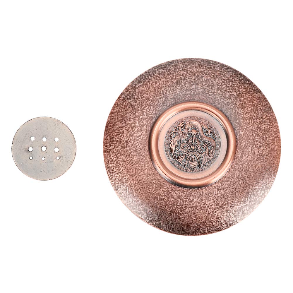 Elegant Metal Incense Plate Holders - Handcrafted Home Decor for Meditation, Yoga & Aromatherapy | Perfect for Living Room, Bedroom & Spiritual Spaces