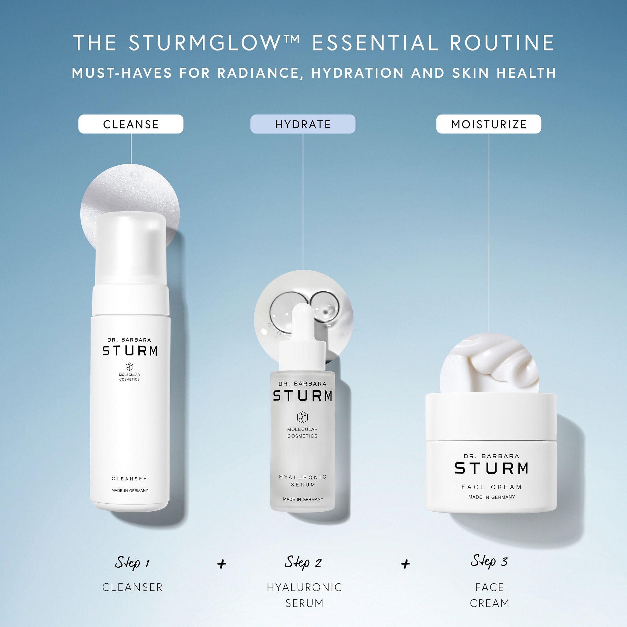 Best Hyaluronic Acid Serum for Face - Anti-Aging Hydrating Moisturizer for Dry Skin - Day & Night Skincare Routine