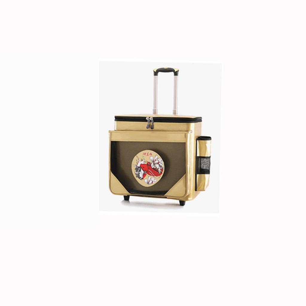 Multifunctional Fishing Gear Bag Trolley - Waterproof Wheeled Fishing Box with Bait Storage & Fish Protection | Portable for Beach, Boat & Outdoor Fishing Trips