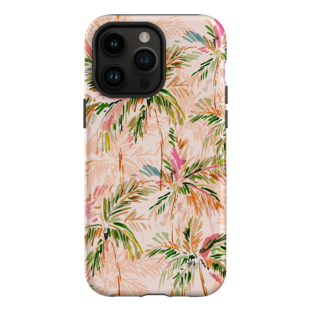 Hawaiian Palms Phone Case - Durable Protective Cover for iPhone & Samsung - Tropical Beach Design - Perfect for Travel, Vacation & Summer Outings