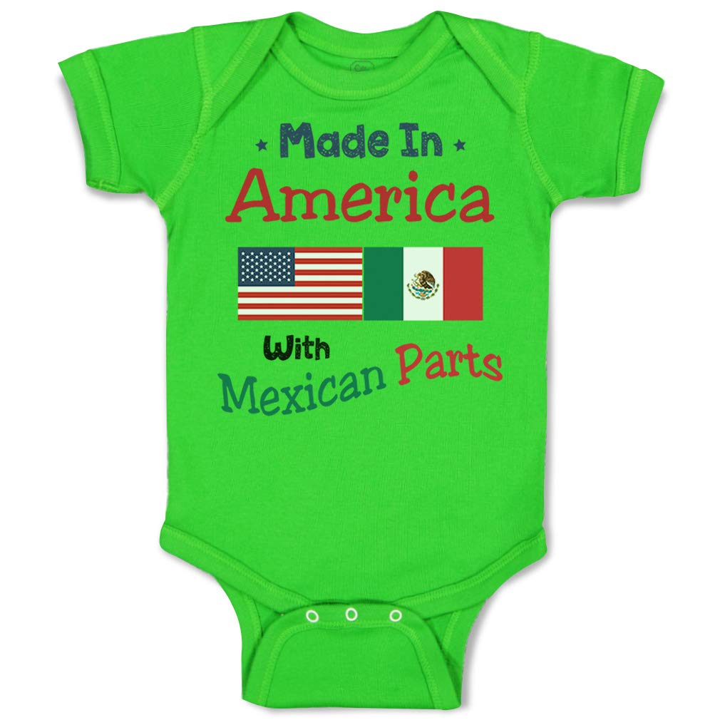 Cute Cotton Baby Bodysuit for Boys & Girls - American Made for Playtime & Comfort