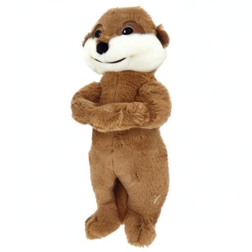 GoodBoy Meerkat Plush Dog Toy - 12 Inch Soft Stuffed Animal Chew Toy for Small & Medium Dogs - Cute Interactive Puppy Teething Toy for Playtime, Training & Cuddling