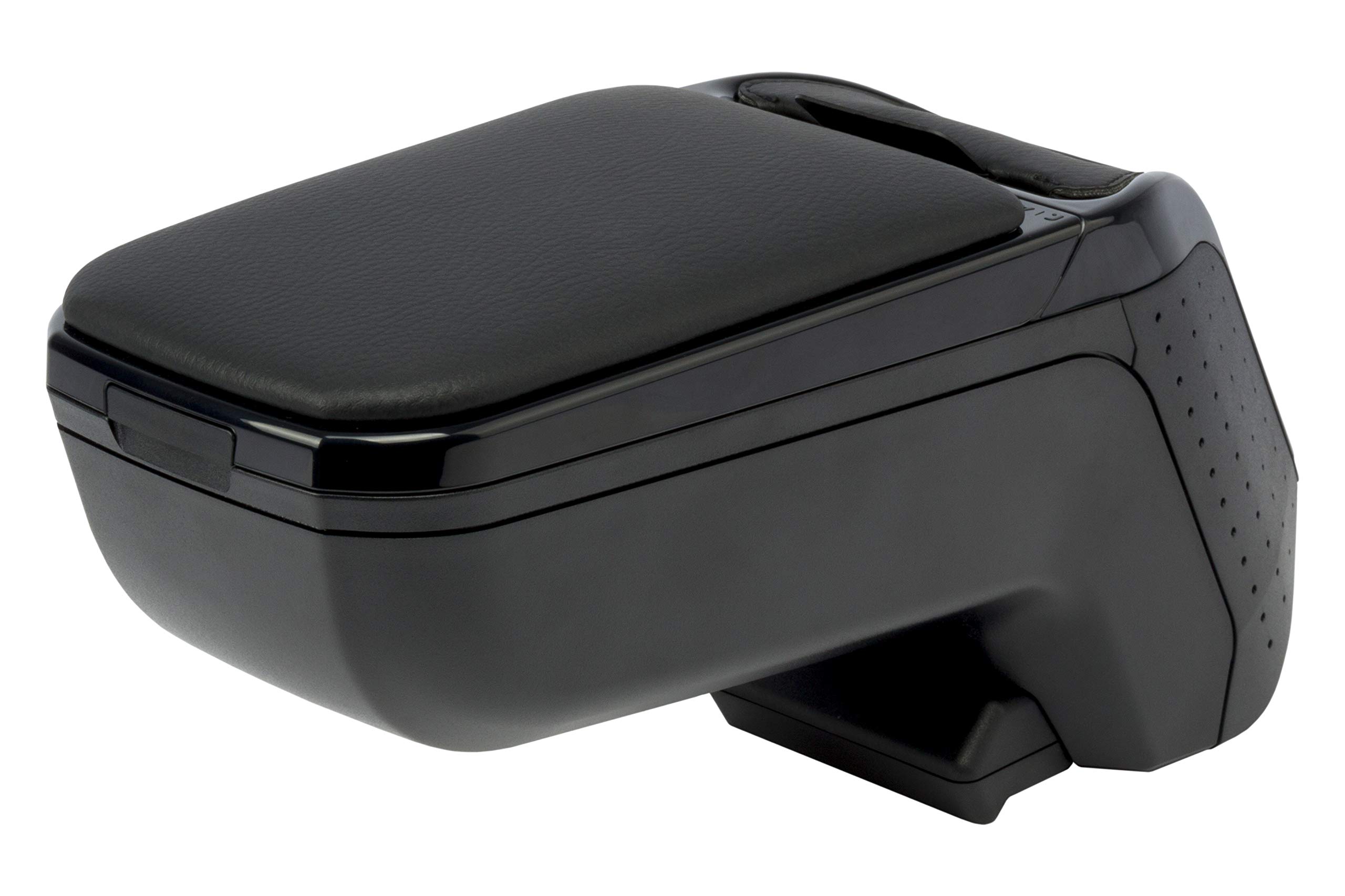 Dacia Lodgy (2018-) Black Foldable Armrest with Storage Compartment - 2 Pack Car Accessories for Comfort & Organization - Perfect for Road Trips & Long Drives