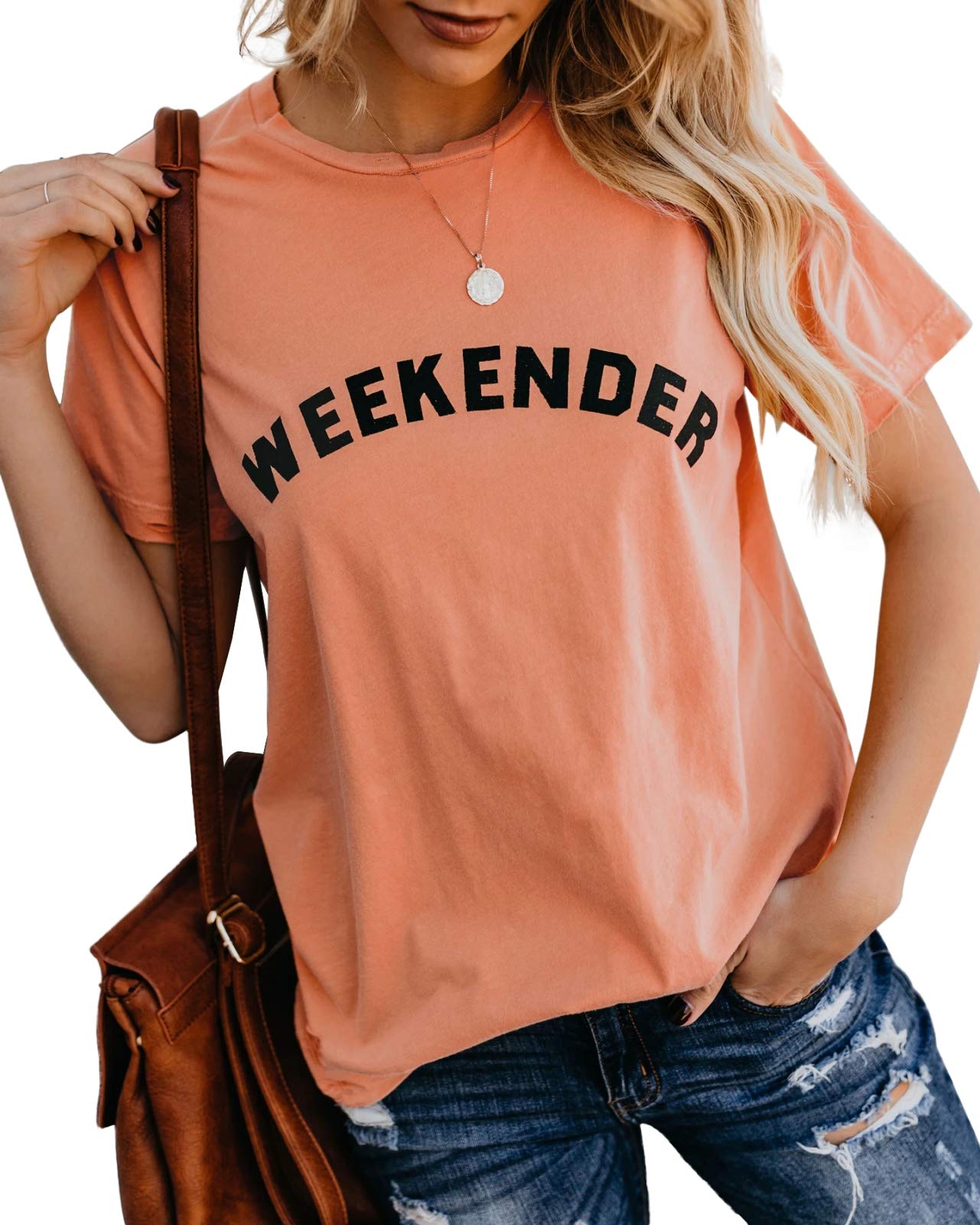 Women's Short Sleeve Crew Neck Graphic T-Shirt - Fashion Basic Casual Tee Top for Everyday Wear | Perfect for Outfits, Street Style & Summer Looks