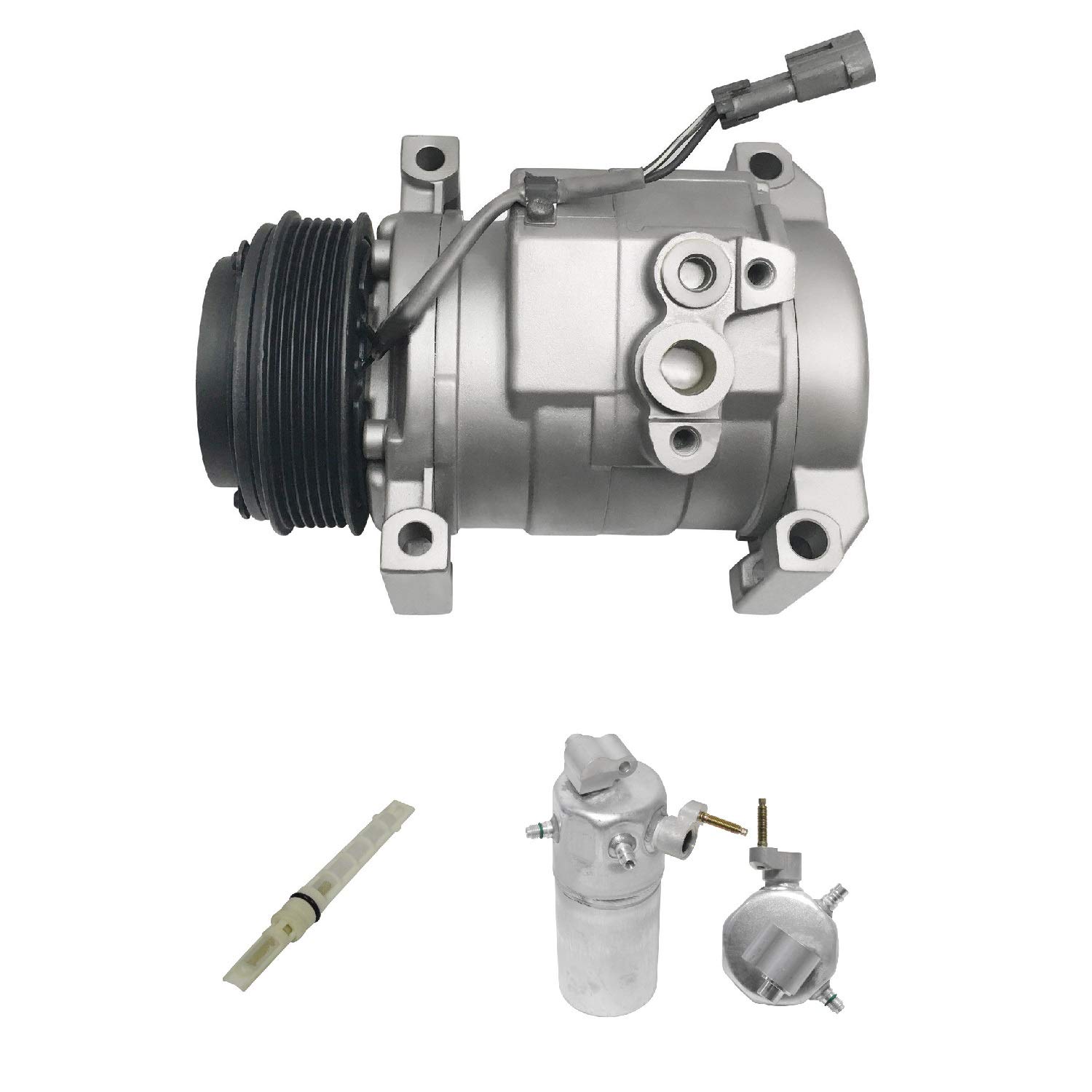 RYC AC Compressor Kit KT DF66 - High Performance Car Air Conditioning Compressor Replacement for Smooth Cooling | Perfect for Automotive AC Repair & Maintenance