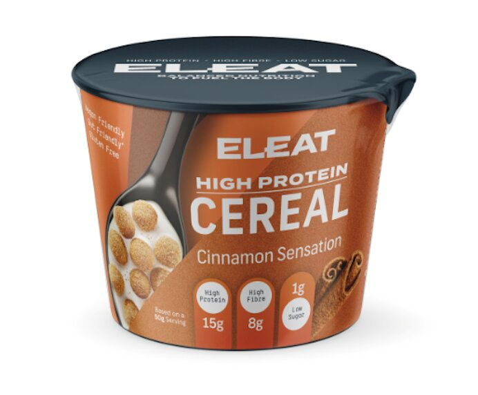 Eleat Balanced High Protein Cereal 8 Pack (50g Each) - Perfect for Breakfast, Post-Workout & Healthy Snacking