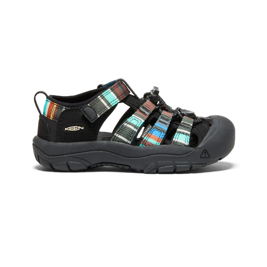 Little Kids' Newport H2 Sandals | Water Shoes for Toddlers & Preschoolers - Raya Black | Perfect for Beach, Pool & Outdoor Play