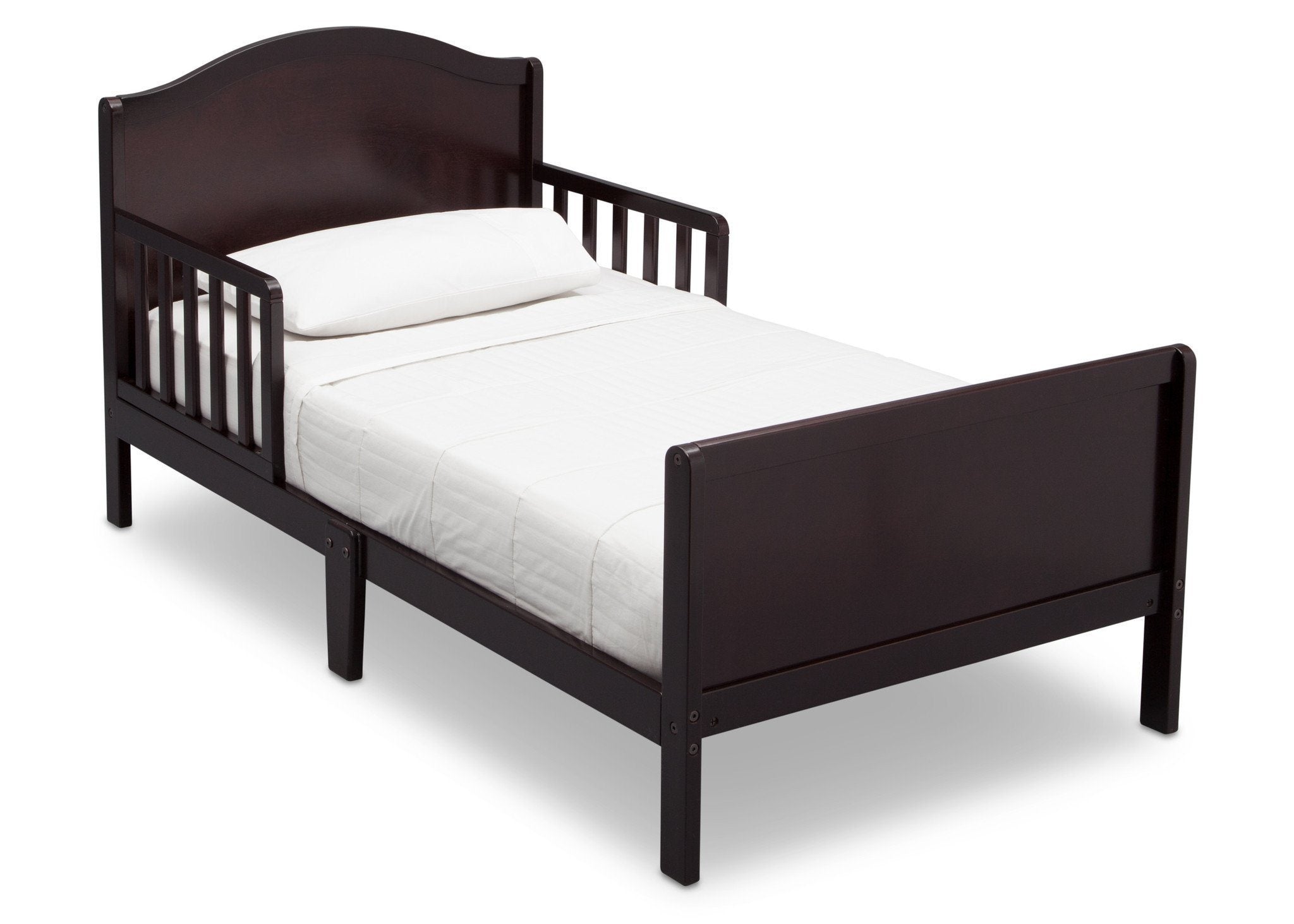 Bennett Toddler Bed for Kids - Convertible Wooden Toddler Bed with Safety Rails, Easy Assembly - Perfect for Nursery, Daycare & First Big Kid Bed Transition