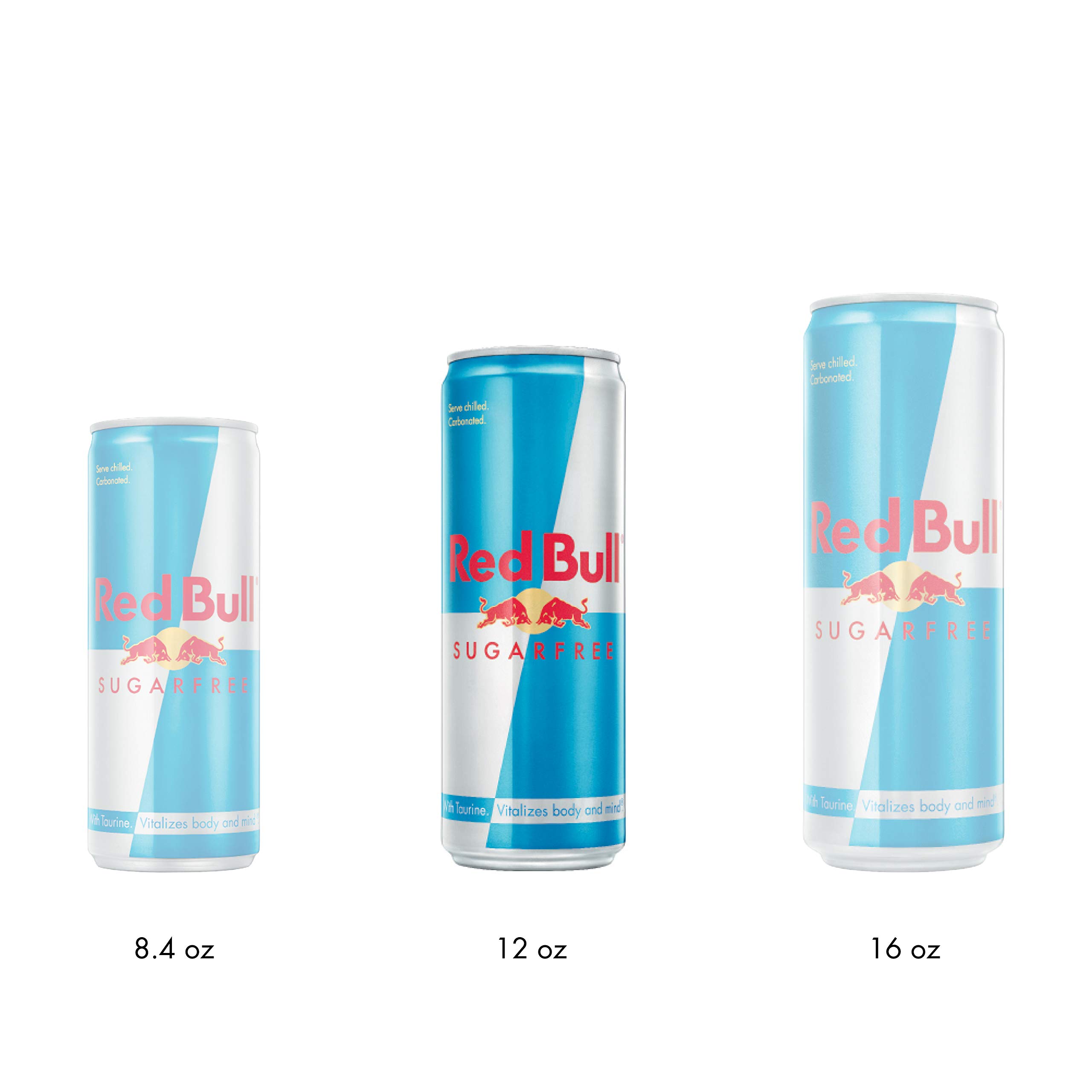 Red Bull Sugar Free & Original Energy Drink Bundle - 12 & 8.4 Fl Oz Cans (24-Pack) | Boost Energy, Focus & Performance | Perfect for Workouts, Gaming & Late-Night Study