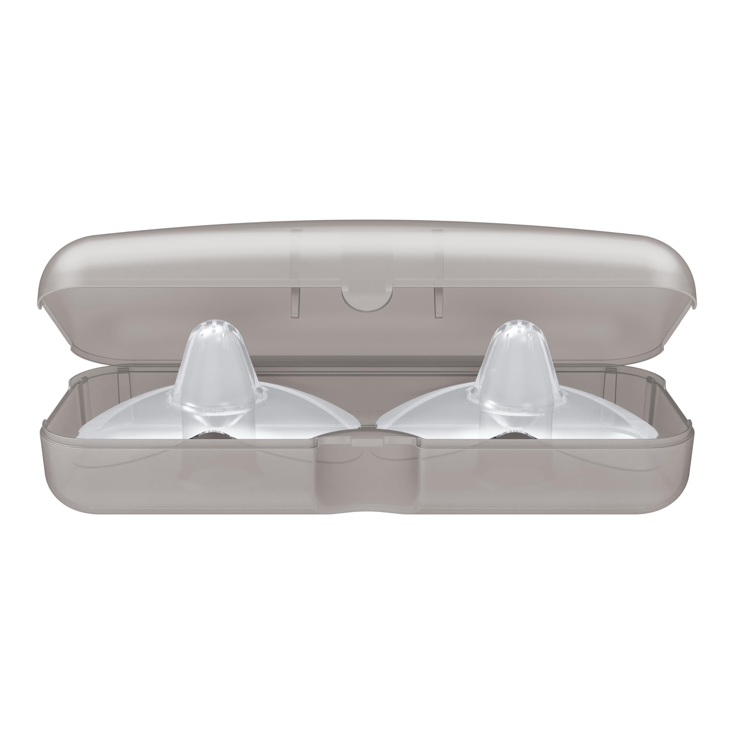 Dr. Brown's Butterfly Breastfeeding Nipple Shields - 20mm Size 1 for Sore, Flat or Inverted Nipples - Helps with Latching Difficulties - Includes Microwave Sterilizer Carrying Case - Perfect for New Moms and Breastfeeding Comfort at Home or On-the-Go