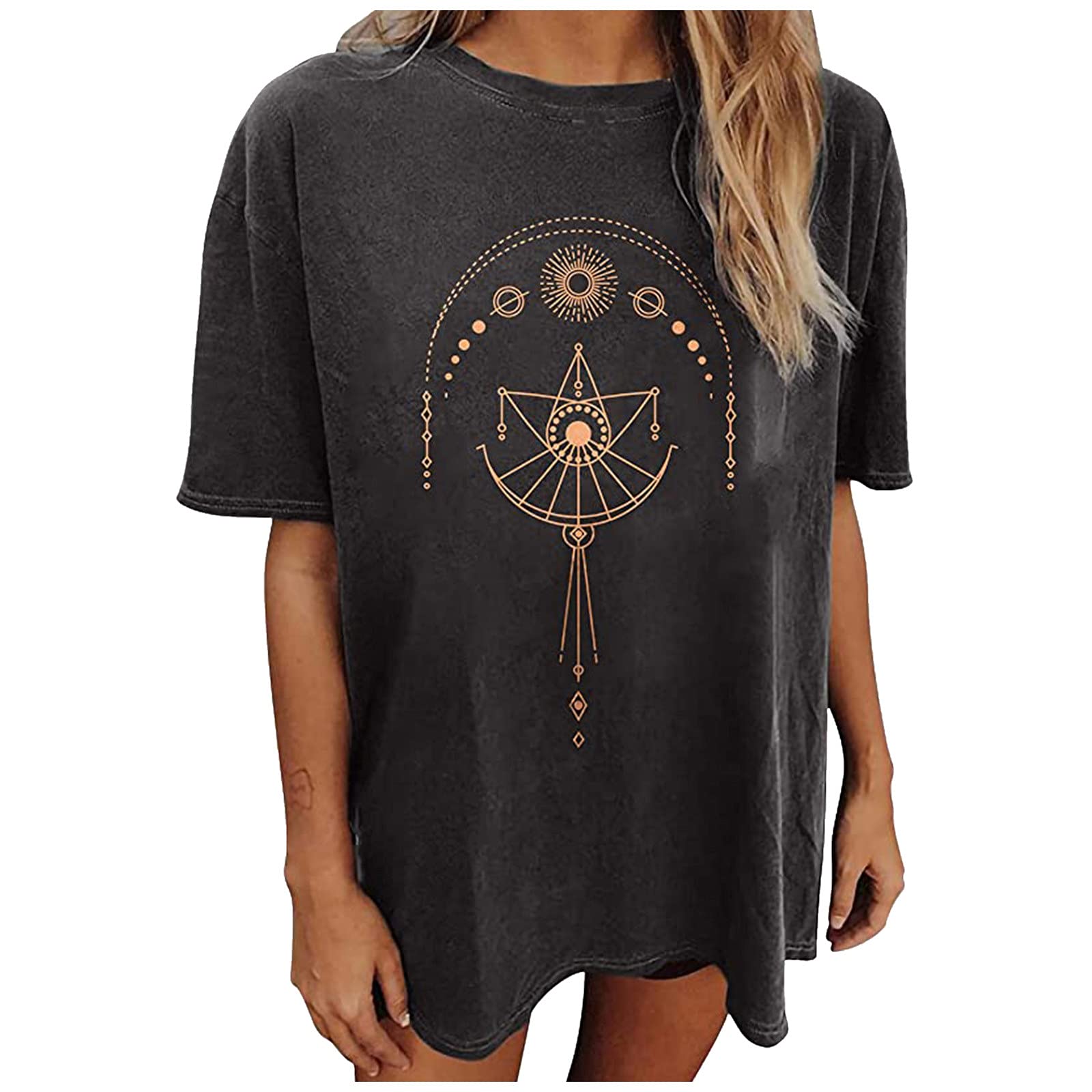 Stylish Women's Casual Summer Tops - Los Angeles Letter Print Short Sleeve Funny T-Shirt | Perfect for Beach Outings, Weekend Wear & Summer Vacations