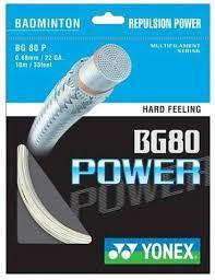 Yonex BG80 Power Badminton String - High Performance Badminton Racket String for Smash Power & Durability | Perfect for Competitive Players & Tournaments