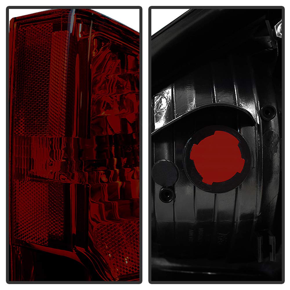 ACANII - Black Tinted LED Tail Lights Brake Lamps Pair for 2005-2012 Nissan Pathfinder (Left + Right) - Upgrade Your Ride with Stylish & Durable Lighting for Night Driving & Enhanced Safety
