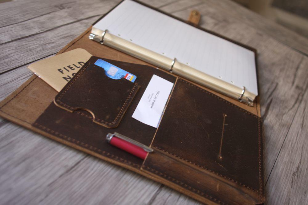 Handmade Refillable B5 Leather Journal Notebook - Premium Writing Diary for Travel, Work & Gift Ideas