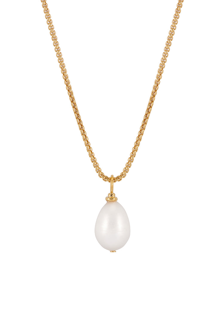 Elegant Baroque Pearl Necklace for Women - Vintage Style Natural Freshwater Pearls Jewelry - Perfect for Weddings, Parties & Special Occasions