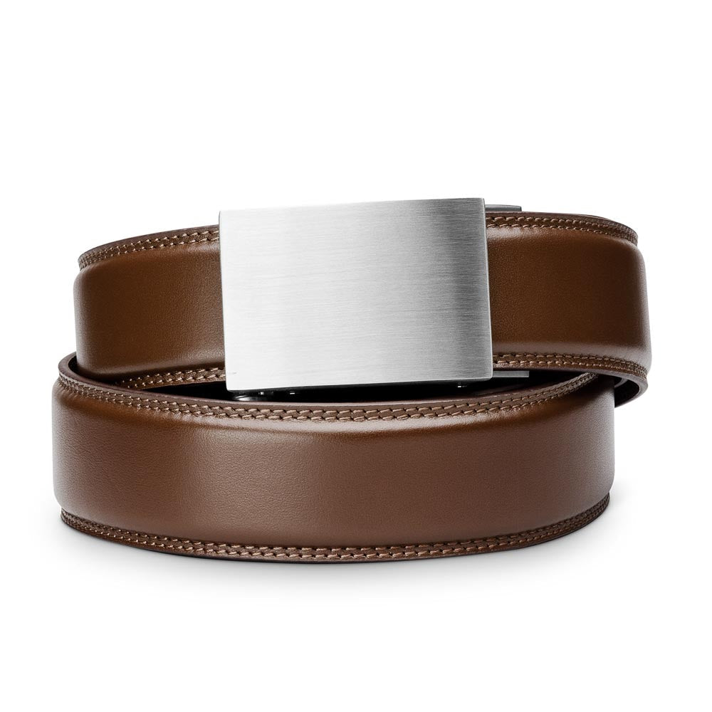 EUREKA BUCKLE Classic Genuine Leather Belt 1.37