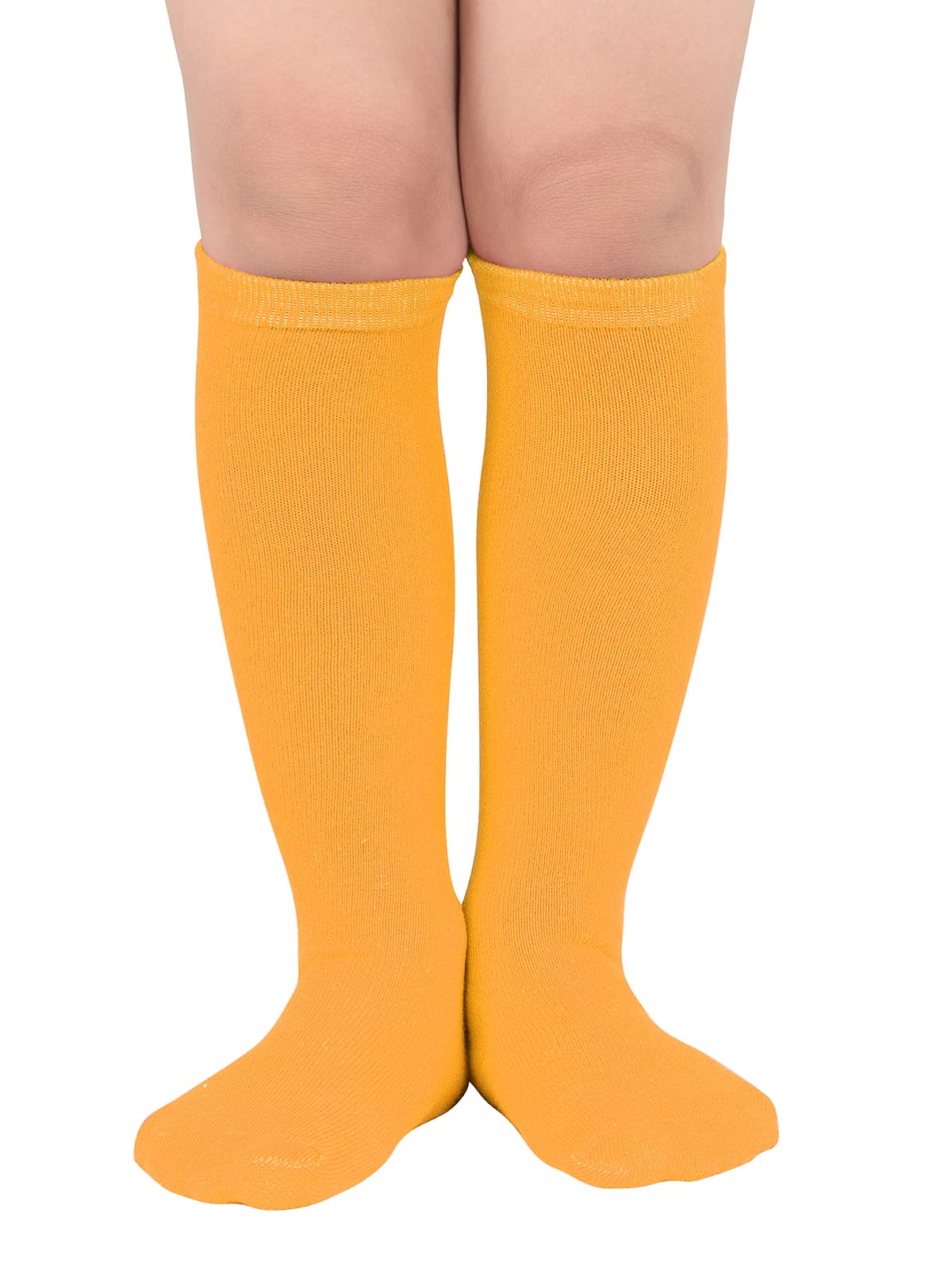 Century Star Kids Knee High Soccer Socks - Breathable Cotton Sports Socks for Boys & Girls - Perfect for Soccer Practice, School Uniforms & Athletic Activities