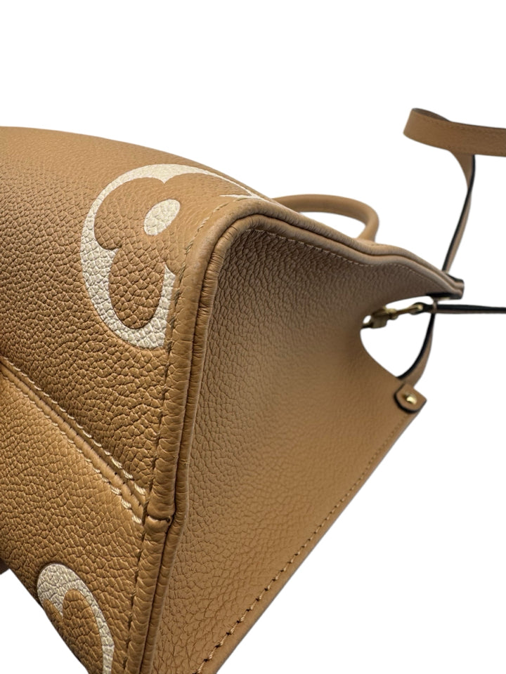 Louis Vuitton Bicolor Empreinte Leather On The Go Tote Bag - Stylish Designer Handbag for Women, Perfect for Work, Travel and Everyday Use