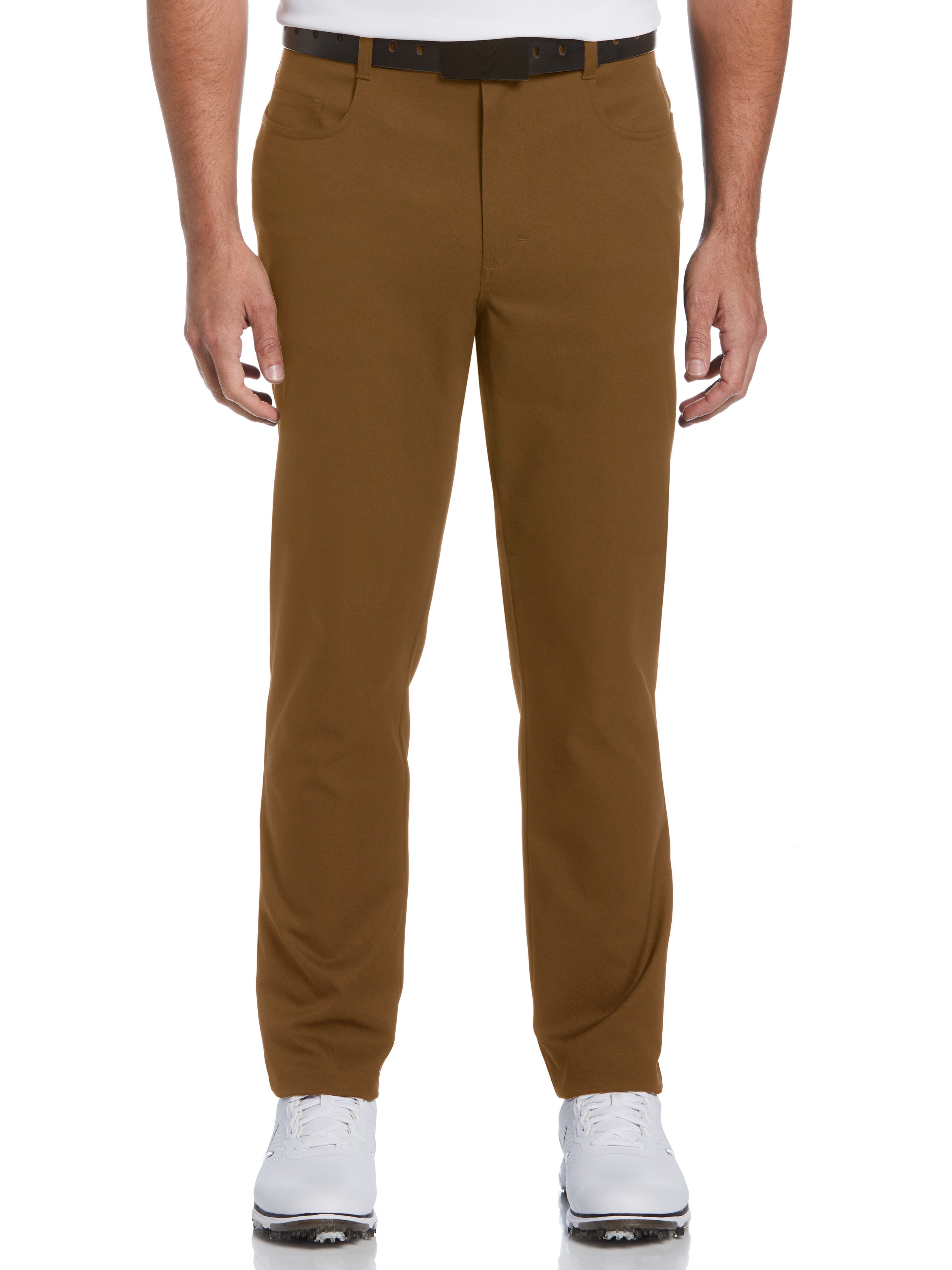 Men's Stretch 5-Pocket Pants with Sorona® Fabric - Comfortable Casual & Work Pants for Everyday Wear, Travel, and Office
