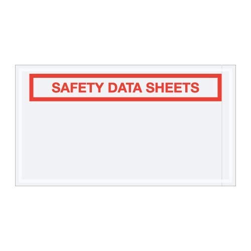 TapePlanet Safety Data Sheet Enclosed Envelopes - 1000/Case, 5.5