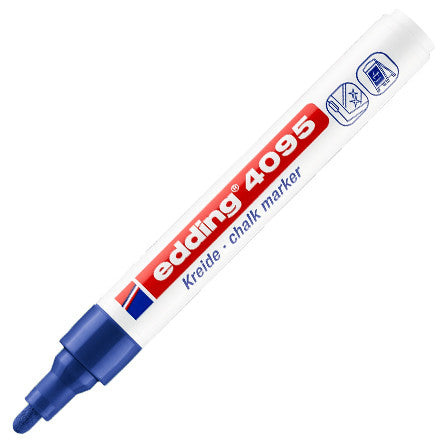 edding 4095 Bullet Tip Chalk Markers - Vibrant Colors for Chalkboards, Windows & Glass - Perfect for Restaurants, Cafes & Retail Signage