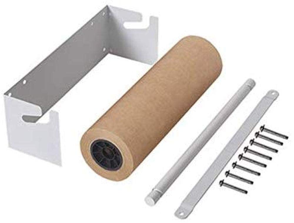 Wall Mounted Kraft Paper Roll Holder - Sturdy Paper Dispenser for Office, Home & Coffee Shop | Perfect for Wrapping, Crafting & Receipt Printing