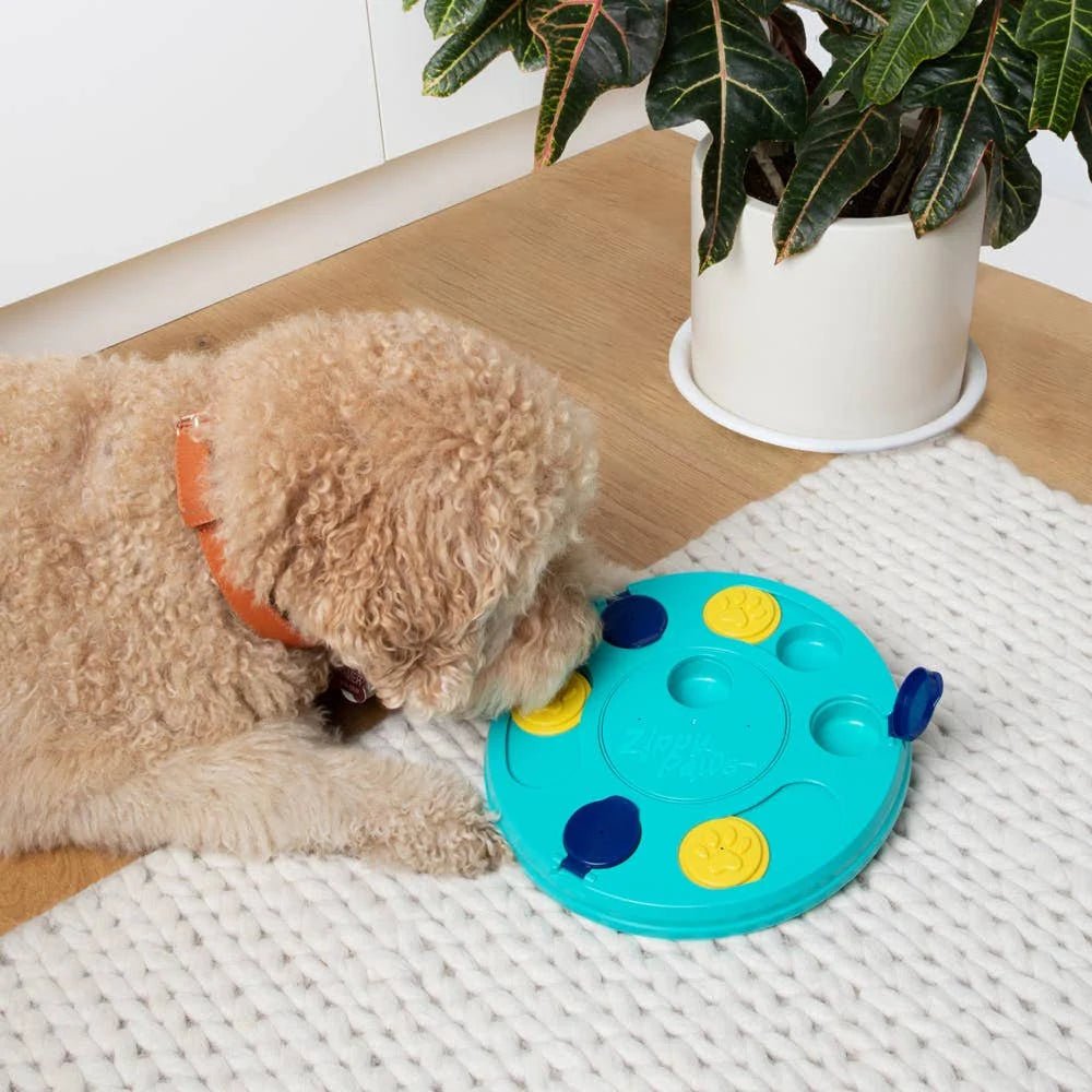 SmartyPaws Puzzler Feeder - Interactive Dog Toy for Mental Stimulation & Slow Feeding | Purple Puzzle Game for Dogs | Perfect for Boredom Relief & Mealtime Fun