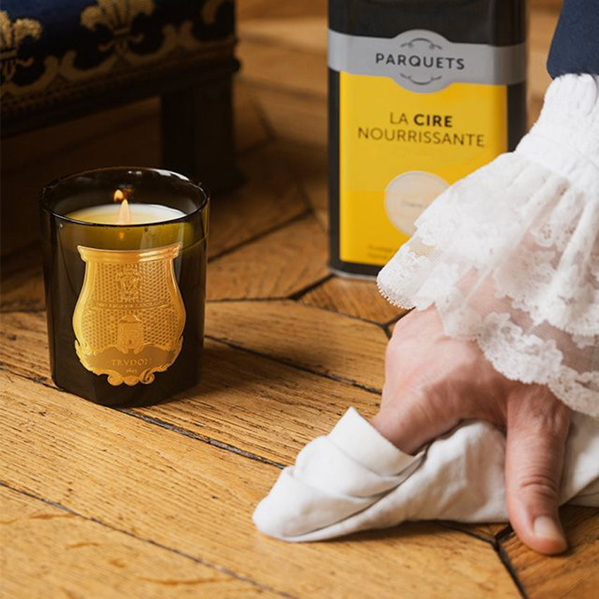 Cire Trudon Solis Rex Classic Scented Candle - Versailles Wooden Floors Fragrance | Luxury Home Decor for Living Room, Bedroom & Office | Premium Soy Wax Candle for Relaxation & Aromatherapy