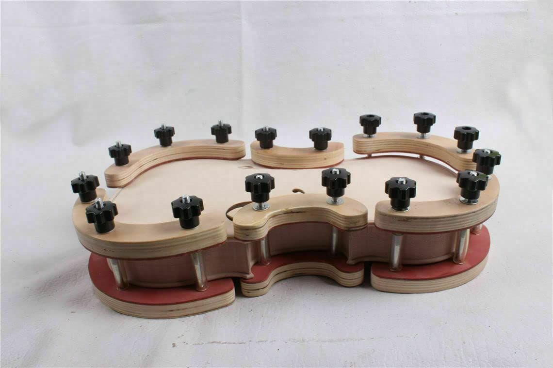 6-Piece Violin & Viola Top and Back Gluing Clamps - Professional Luthier Tools for Instrument Repair & Crafting - Perfect for DIY Violin Making and Woodworking Projects