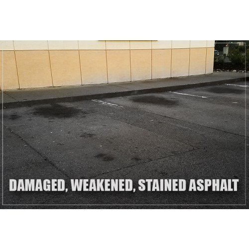 FORO Asphalt Cleaner & Hardener - 2.8 lbs for Outdoor Surfaces | Driveway & Parking Lot Maintenance