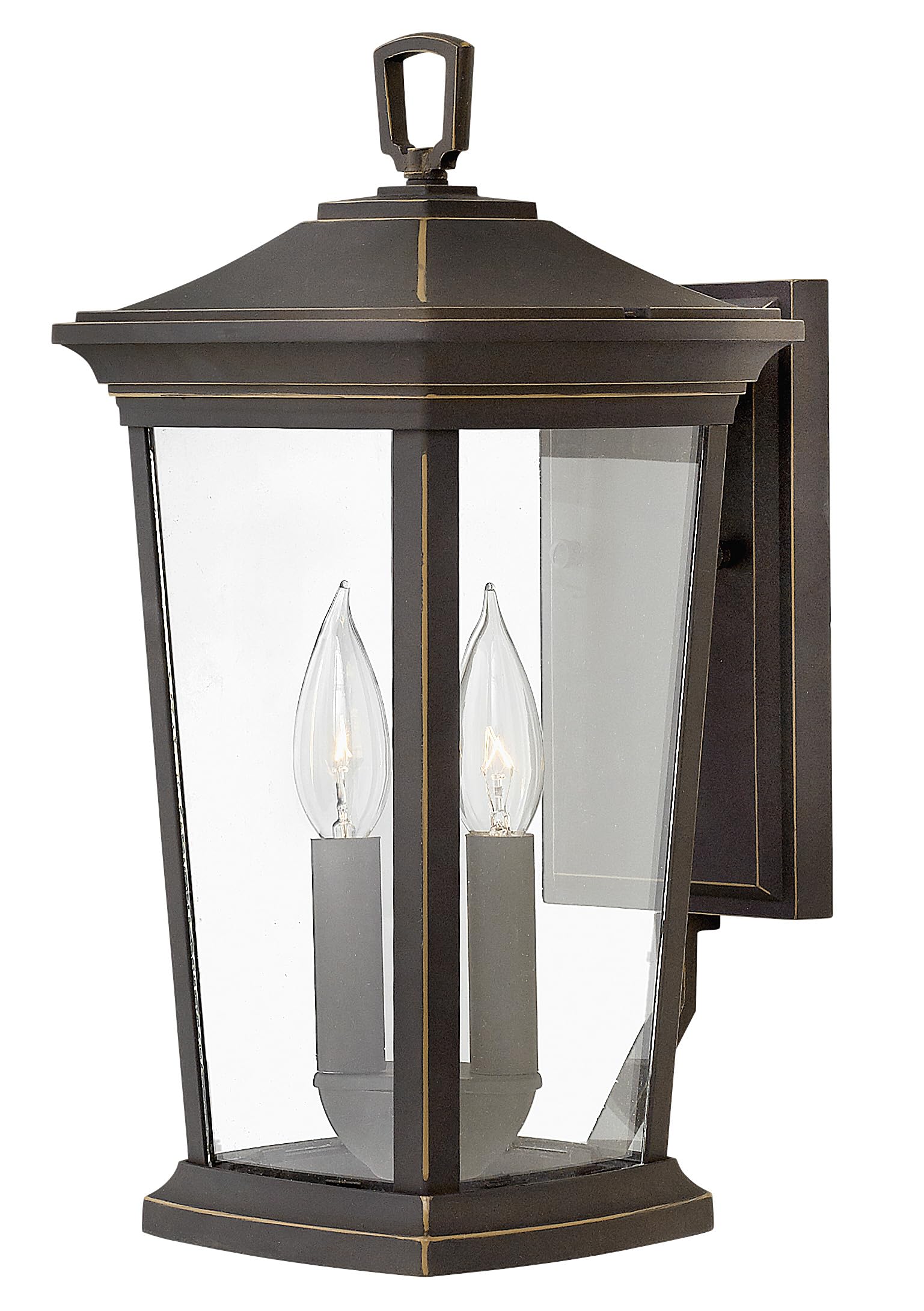 Hinkley Bromley 2360OZ Small Outdoor Wall Mount Lantern in Oil Rubbed Bronze - Perfect for Porch, Patio, Garden & Entryway Lighting