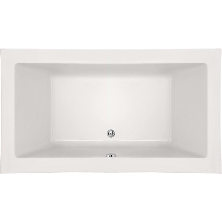 Luxury Air Tub Designer Collection - 72 x 54 x 15 Inch Lacey Drop-In Acrylic Bathtub with 8 Hydrotherapy Jets | Perfect for Spa-Like Relaxation in Master Bathrooms