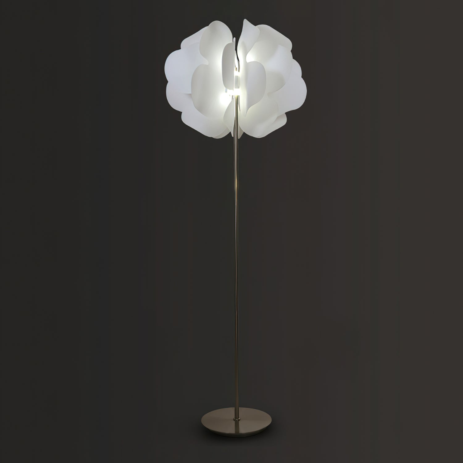 Modern Acrylic Flower Floor Lamp - Elegant Home Decor Lighting for Living Room, Bedroom, or Office - Soft Ambient Light with Adjustable Brightness