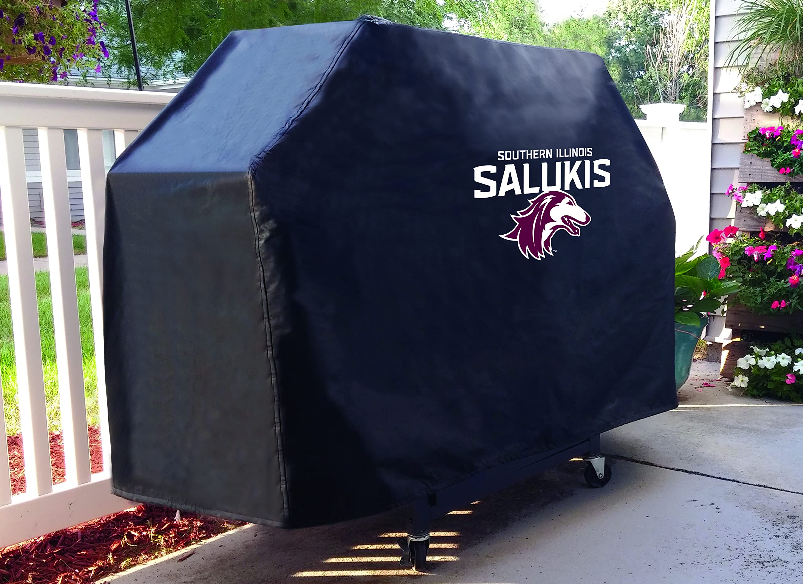 Holland Bar Stool Co. Southern Illinois Heavy-Duty Waterproof Grill Cover - Outdoor BBQ Protection for Gas & Charcoal Grills - Perfect for Patio, Deck, and Backyard Use