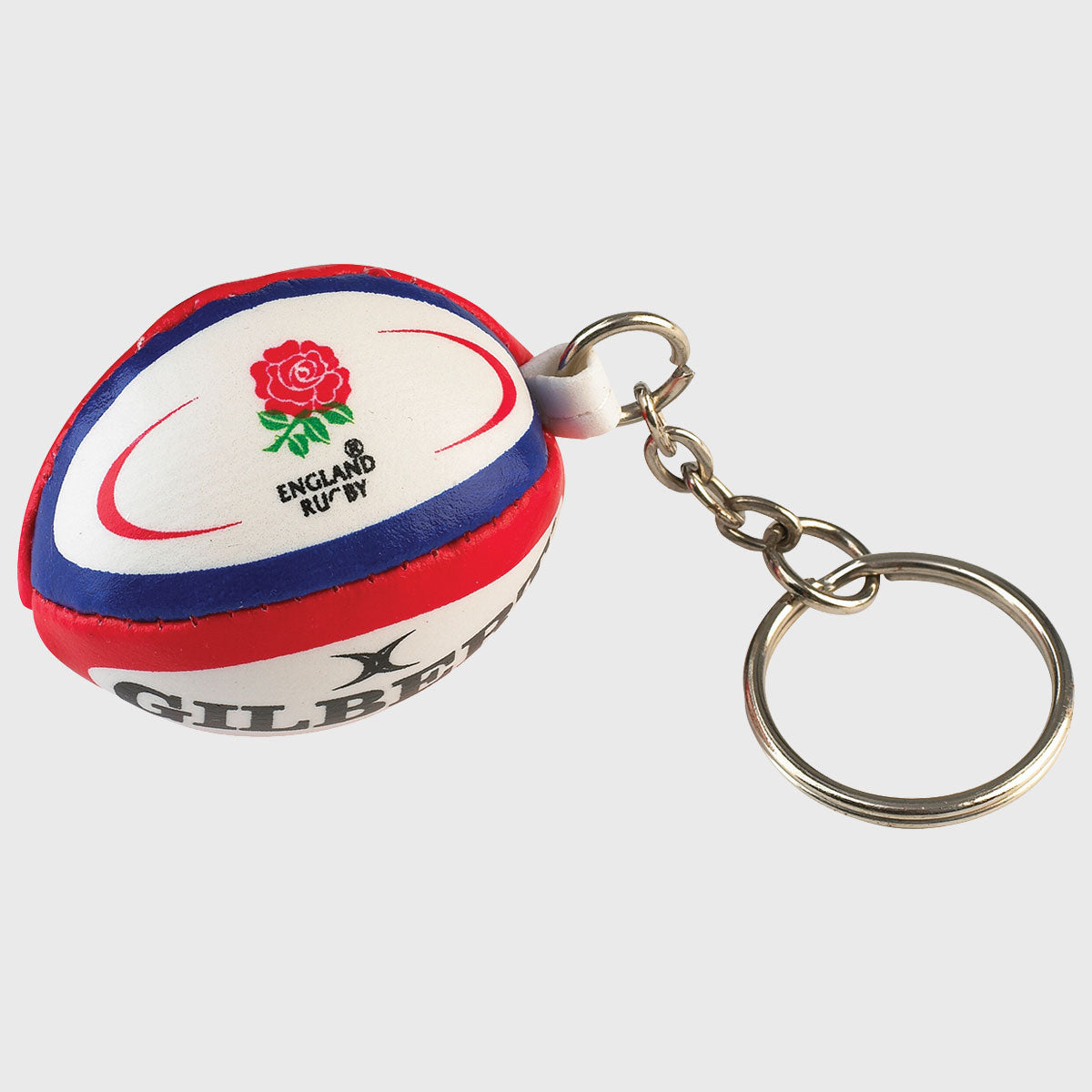 Gilbert England Rugby Ball Keyring - Genuine Mini Rugby Ball Keychain for Rugby Fans - Perfect for Rugby Match Days, Gifts, and Sports Enthusiasts