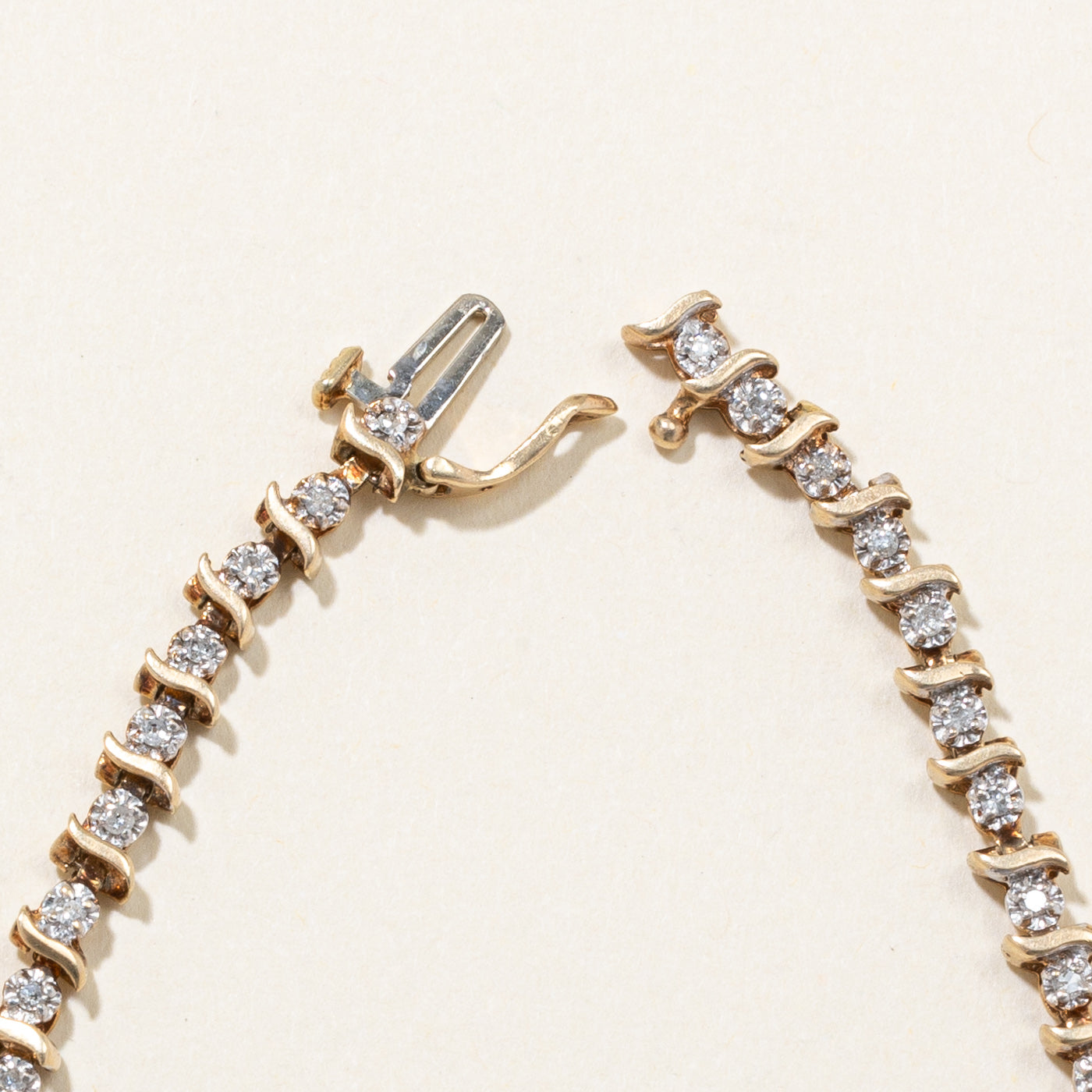 Diamond Tennis Bracelet for Women | 0.23ctw Illusion Set | 7.5 Inches | Elegant Jewelry Gift for Anniversary, Wedding & Special Occasions