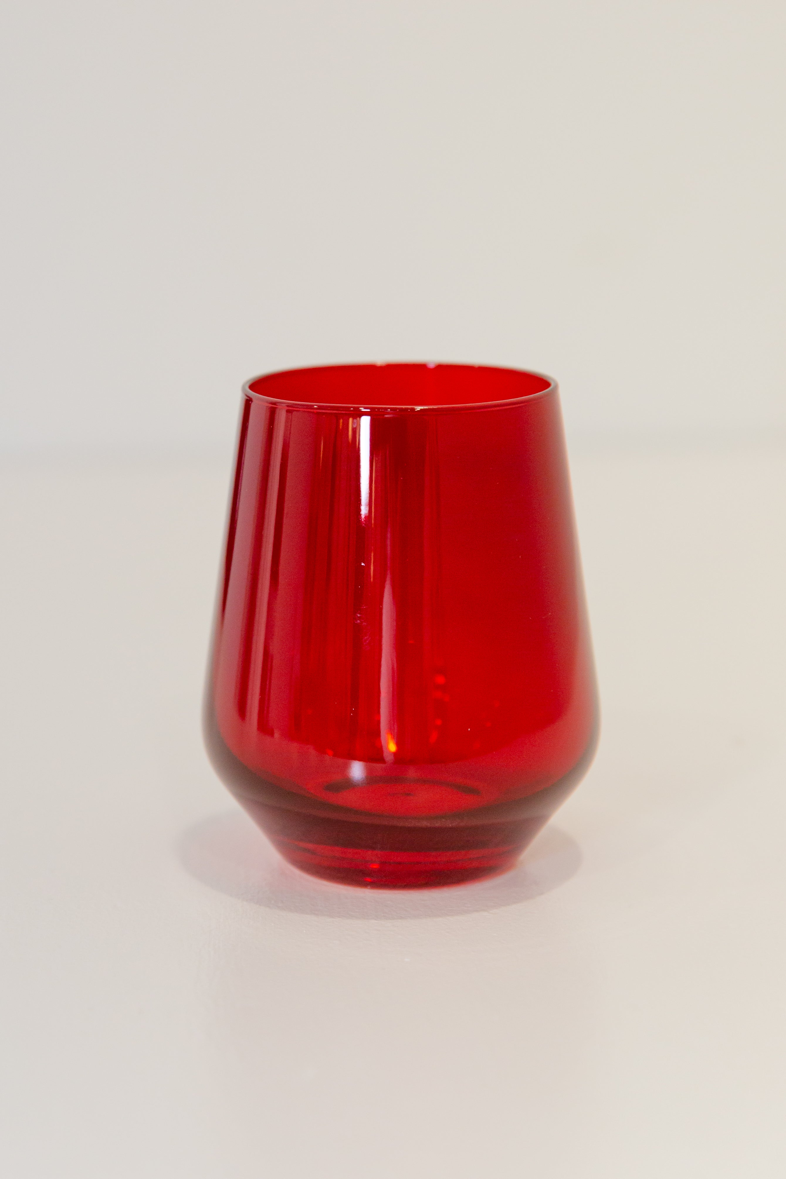 Estelle Colored Stemless Wine Glasses Set of 6 - Elegant & Durable for Red, White, and Sparkling Wine - Perfect for Dinner Parties, Weddings, and Home Entertaining
