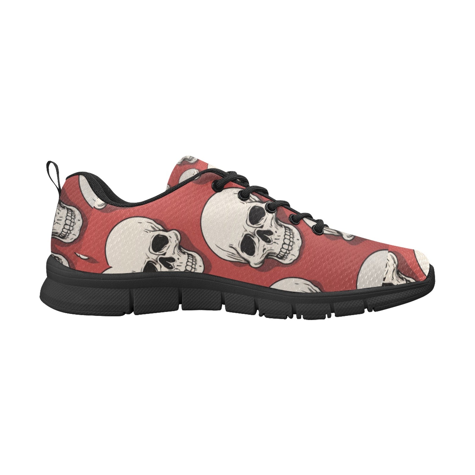 Classic Skulls Breathable Sneakers for Men & Women - Lightweight Comfortable Walking Shoes for Casual Wear, Gym, and Outdoor Activities